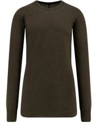 Rick Owens - Round Neck Long-Sleeved T-Shirt - Lyst