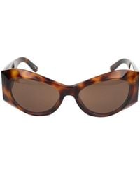 Balenciaga - Eyewear Cat-Eye Logo Sunglasses - Lyst