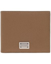 Dolce & Gabbana - Logo Plaque Bi-Fold Wallet - Lyst
