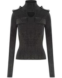 Bottega Veneta - Rib-Knitted Cut-Out Jumper - Lyst