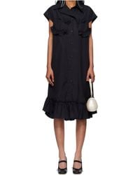 Simone Rocha - Sleeveless Ruffle Bust Detail Dress - Lyst