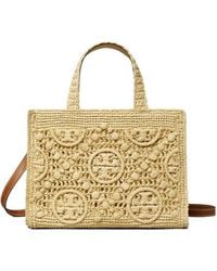 Tory Burch - T Monogram Top-Handle Tote Bag - Lyst