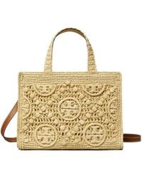 Tory Burch - T Monogram Top-Handle Tote Bag - Lyst