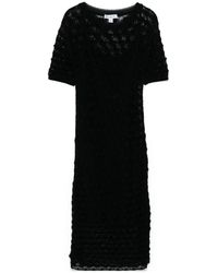 Alaïa - Lace Midi Dress - Lyst