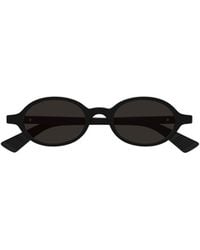Bottega Veneta - Eyewear Oval Frame Sunglasses - Lyst