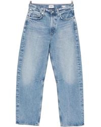 Citizens of Humanity - Miro Faded-Effect Wide-Leg Jeans - Lyst