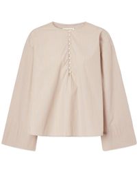 Kallmeyer - Striped Cotton-Poplin Blouse - Lyst
