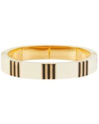 Tory Burch - T Stripe Bangle Bracelet - Lyst