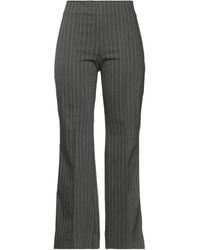 Ganni - Pinstriped Stretch Casual Pants - Lyst