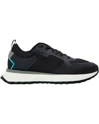 BOSS - Meshpanel Casual Sneaker - Lyst
