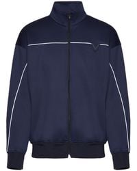 Valentino - Zip-Up High Neck Jacket - Lyst