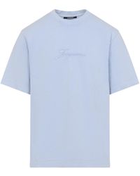 Jacquemus - Logo Embroidered Crewneck T-Shirt - Lyst