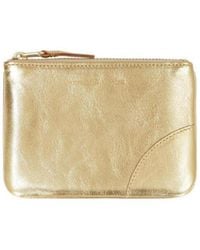 Comme des Garçons - Metallic-Effect Zipped Wallet - Lyst
