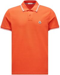 Moncler - Logo Patch Polo Shirt - Lyst