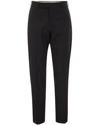 Pt Pantaloni - Pt Torino Pressed Crease Gabardine Trousers - Lyst