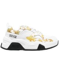 Versace Jeans Couture - Baroque Printed Casual Sneakers - Lyst