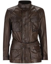 Belstaff - Belted Four-Pocket Jacket - Lyst