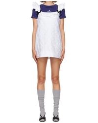 ShuShu/Tong - Ruffled Lace-Trim Mini Dress - Lyst