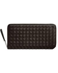 Bottega Veneta - Intrecciato Piccolo Zip Around Wallet - Lyst