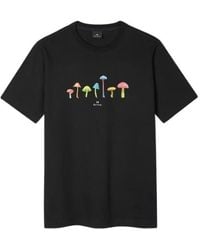 Paul Smith - Ps Paul Smith Mushroom Print T-Shirt - Lyst
