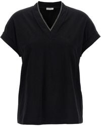 Brunello Cucinelli - Cotton T-Shirt - Lyst