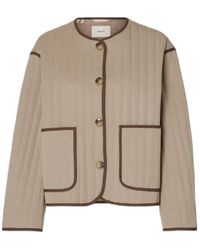 SELECTED - Long-Sleeved Single-Breasted Jacket - Lyst