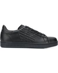 EA7 - Logo Embossed Classic Cc Sneakers - Lyst