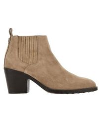 Tod's - Block Heel Ankle Boots - Lyst