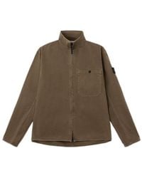 Stone Island - Chest-Pocket Zip-Up Jacket - Lyst