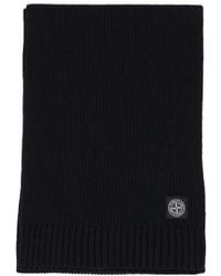 Stone Island - Logo-Patch Detail Scarf - Lyst