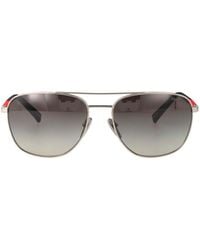 Prada Linea Rossa - Prada Eyewear Linea Rossa Aviator-Frame Sunglasses - Lyst