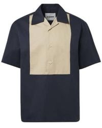 Jil Sander - Cotton And Silk Bowling Shirt - Lyst