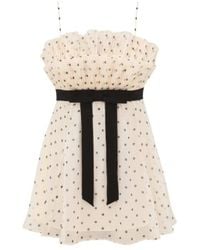 Zimmermann - Polka-Dot Belted Flared Dress - Lyst