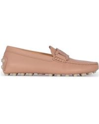 Tod's - Gommino Chain Motif Slip-On Loafers - Lyst
