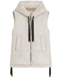 Max Mara - The Cube Greengo Zip-Up Hooded Gilet - Lyst