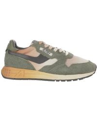 Autry - Reelwind Logo Patch Lace-Up Sneakers - Lyst