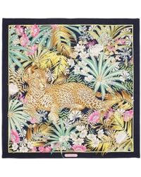 Ferragamo - Printed Scarf - Lyst