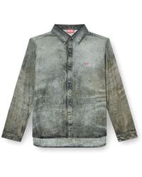 DIESEL - S-Simply-Lkct Long-Sleeved Shirt - Lyst