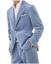 Brunello Cucinelli - Corduroy Single-Breasted Blazer - Lyst
