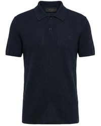 Gucci - Technical Knit Fabric Polo Shirt With Embroidery - Lyst