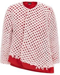 Comme des Garçons - Tulle Weave Blazer - Lyst