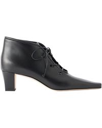 Manolo Blahnik - Lace-Up Leather Boots - Lyst