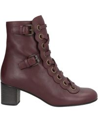 Chloé - Minimalist Leather Ankle Boots - Lyst