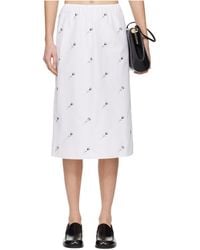 Rier - Pop Floral Print Midi Skirt - Lyst