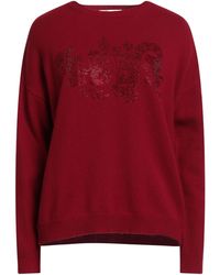Max Mara - Solid Color Long-Sleeve Knit Sweater - Lyst