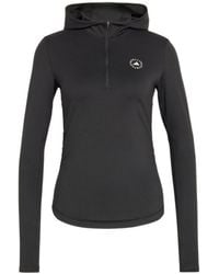 adidas By Stella McCartney - Studio Ruched Long Sleeve T-Shirt - Lyst