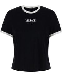 Versace - Stretch Crewneck T-Shirt - Lyst