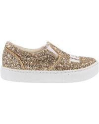 Chiara Ferragni - Logo Round-Head Casual Sneakers - Lyst