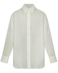 Studio Nicholson - Rouen Striped Oversized Shirt - Lyst