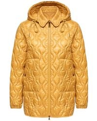 Moncler - Balette Geometric Quilted Mid-Length Down Jacket - Lyst